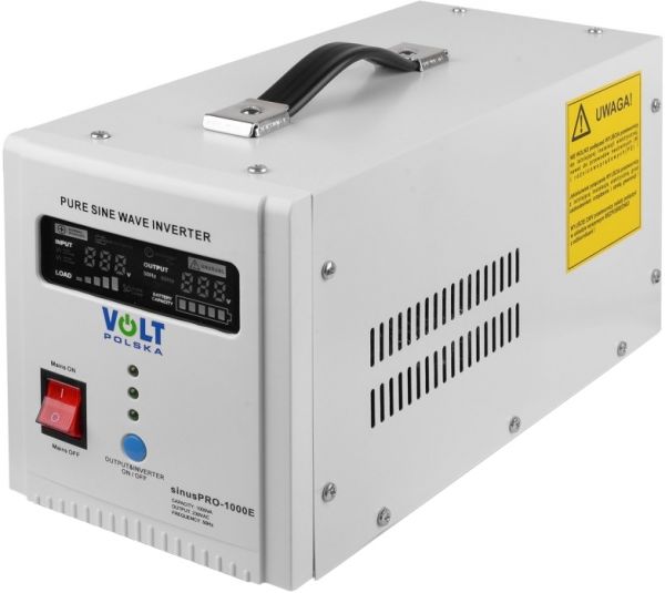 Гібридний ДБЖ/інвертор Volt Polska SINUS PRO 1000E 12V 220V (3SP091012E)