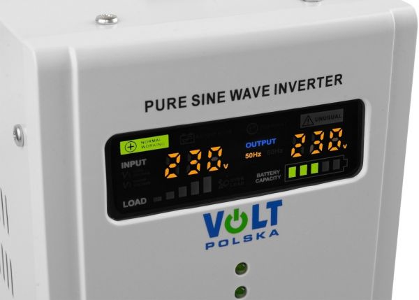 Гібридний ДБЖ/інвертор Volt Polska SINUS PRO 1000E 12V 220V (3SP091012E)