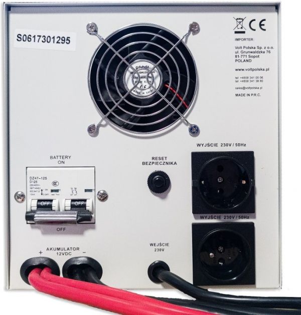 Гібридний ДБЖ/інвертор Volt Polska SINUS PRO 2200 E PLUS (3SPM22012M)