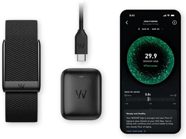 Фітнес-браслет WHOOP 5.0 Peak Obsidian SuperKnit - 12-Month Membership (973-004-000)